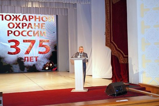 Юбилей пожарной охраны Российской Федерации отметили в Горно-Алтайске