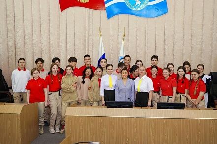 Радмила Пекпеева провела экскурсию  для учащихся Кадетской школы №4 г.Горно-Алтайска