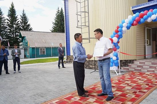В селе Усть-Кан открыли  физкультурно-оздоровительный комплекс