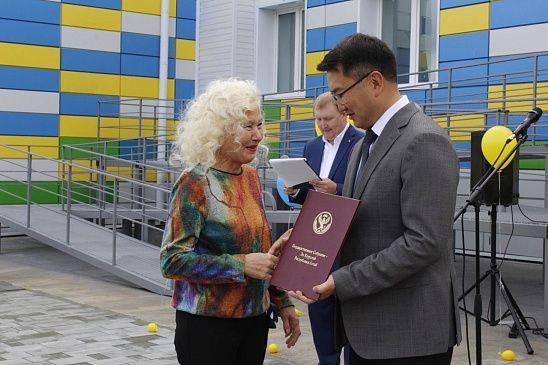 В Майме на улице Молодежная открыли новый корпус детского сада «Оленёнок»